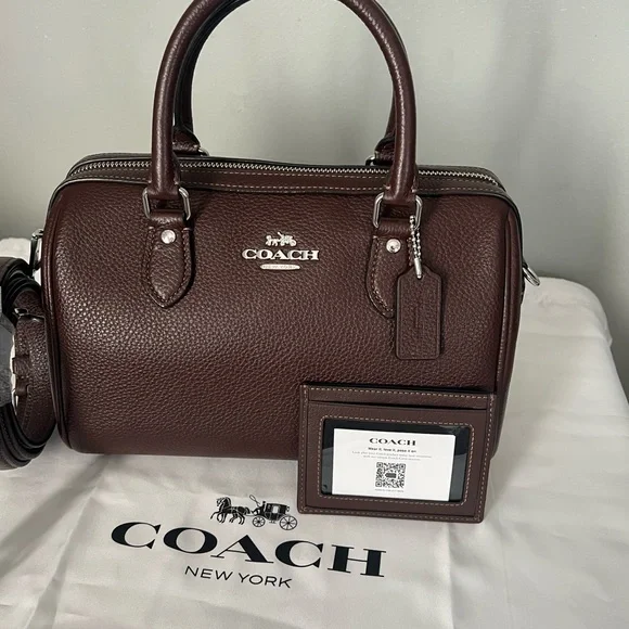 Coach Rowan Maple Satchel and ID card Holder - Picture 2 of 14